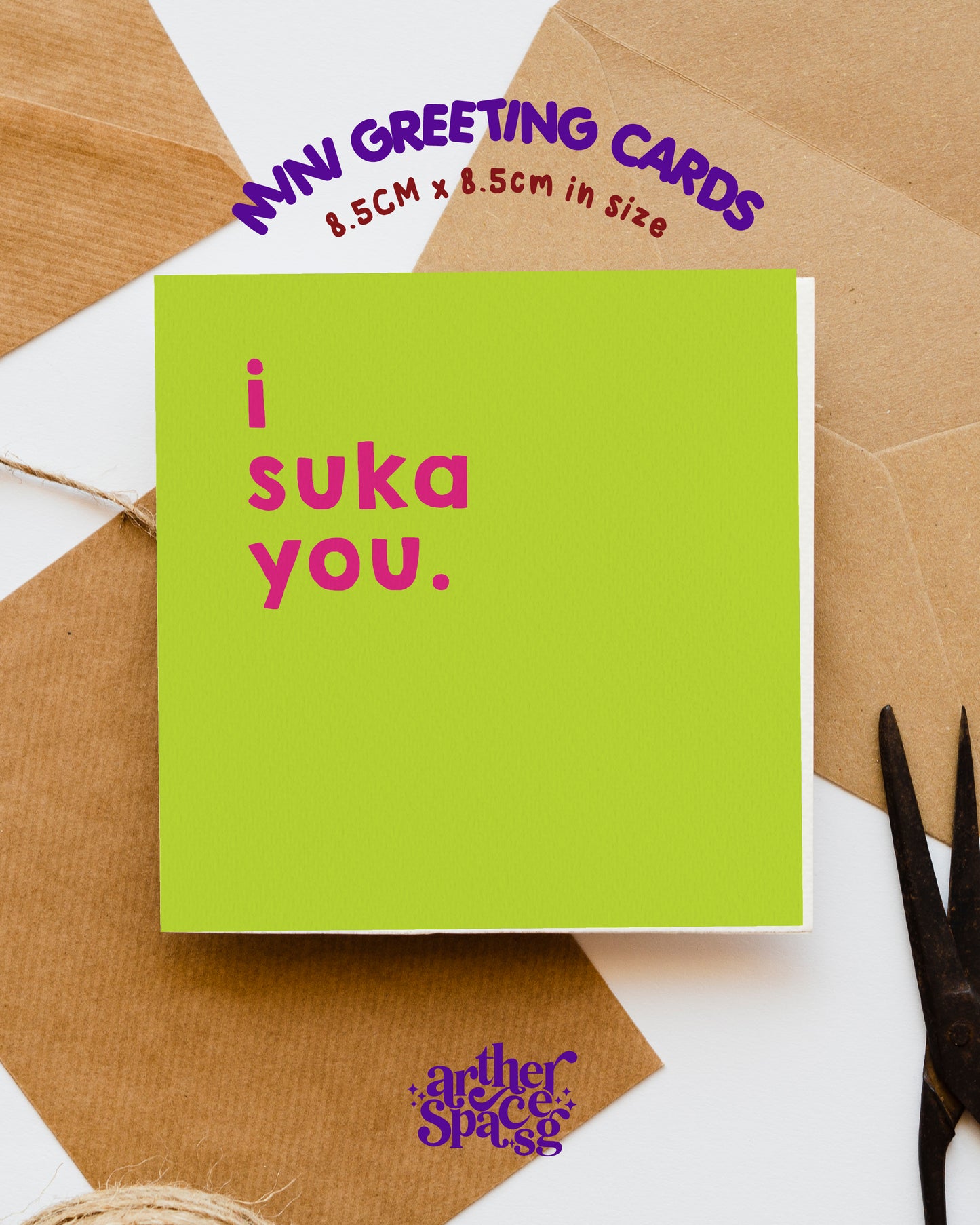 I suka you Mini Greeting Card