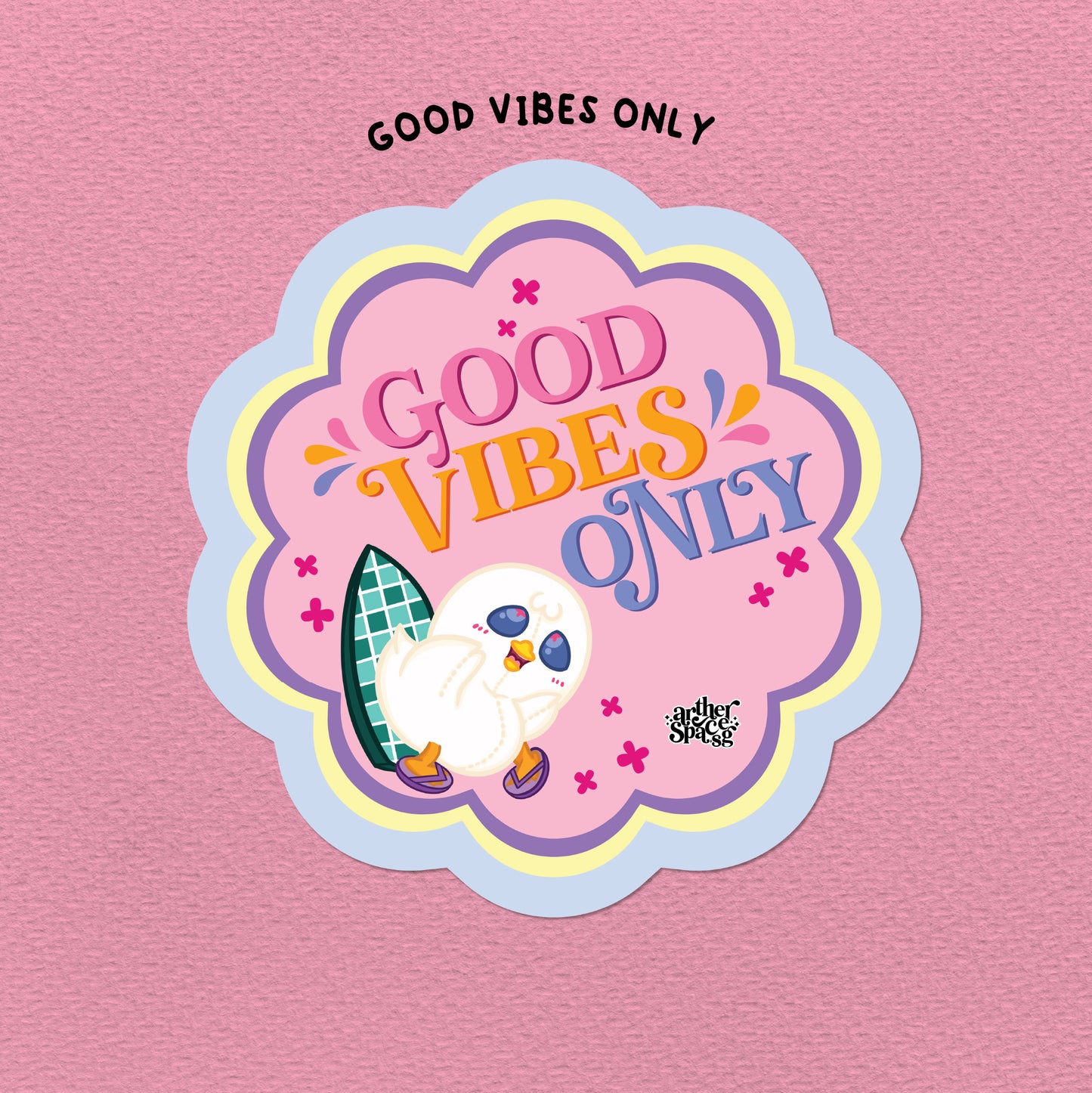 Good Vibes Only Stickers