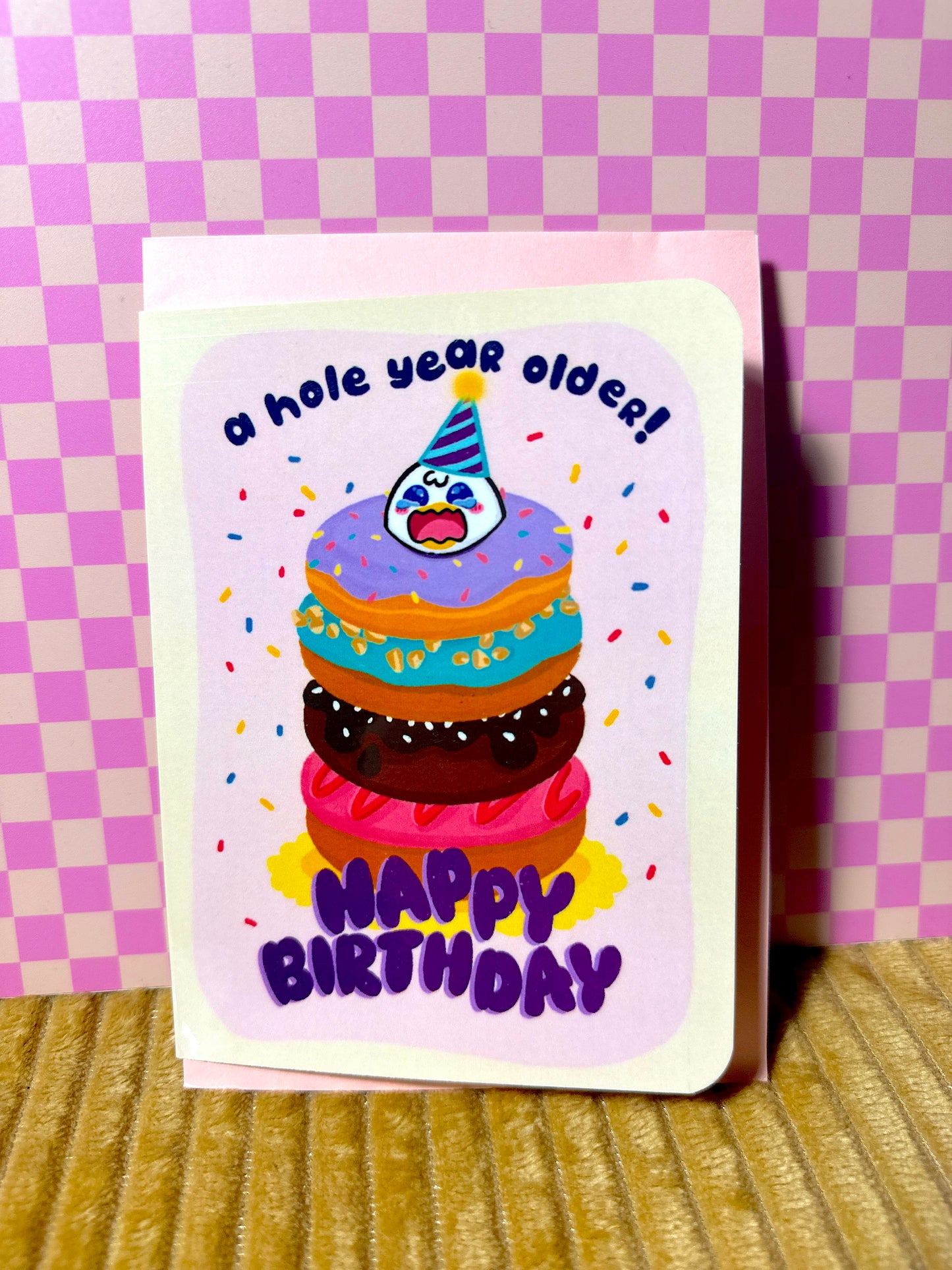 A Hole Year Older Greeting Card