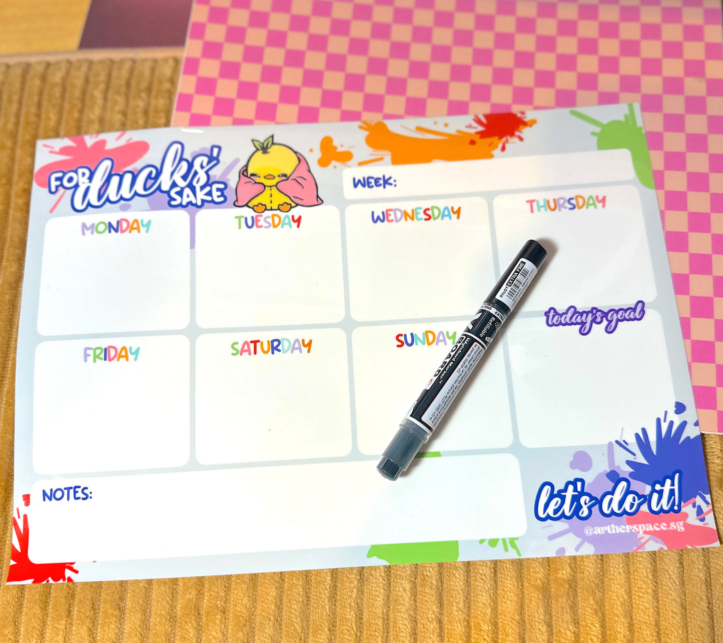 For Duck's Sake Magnetic Planner