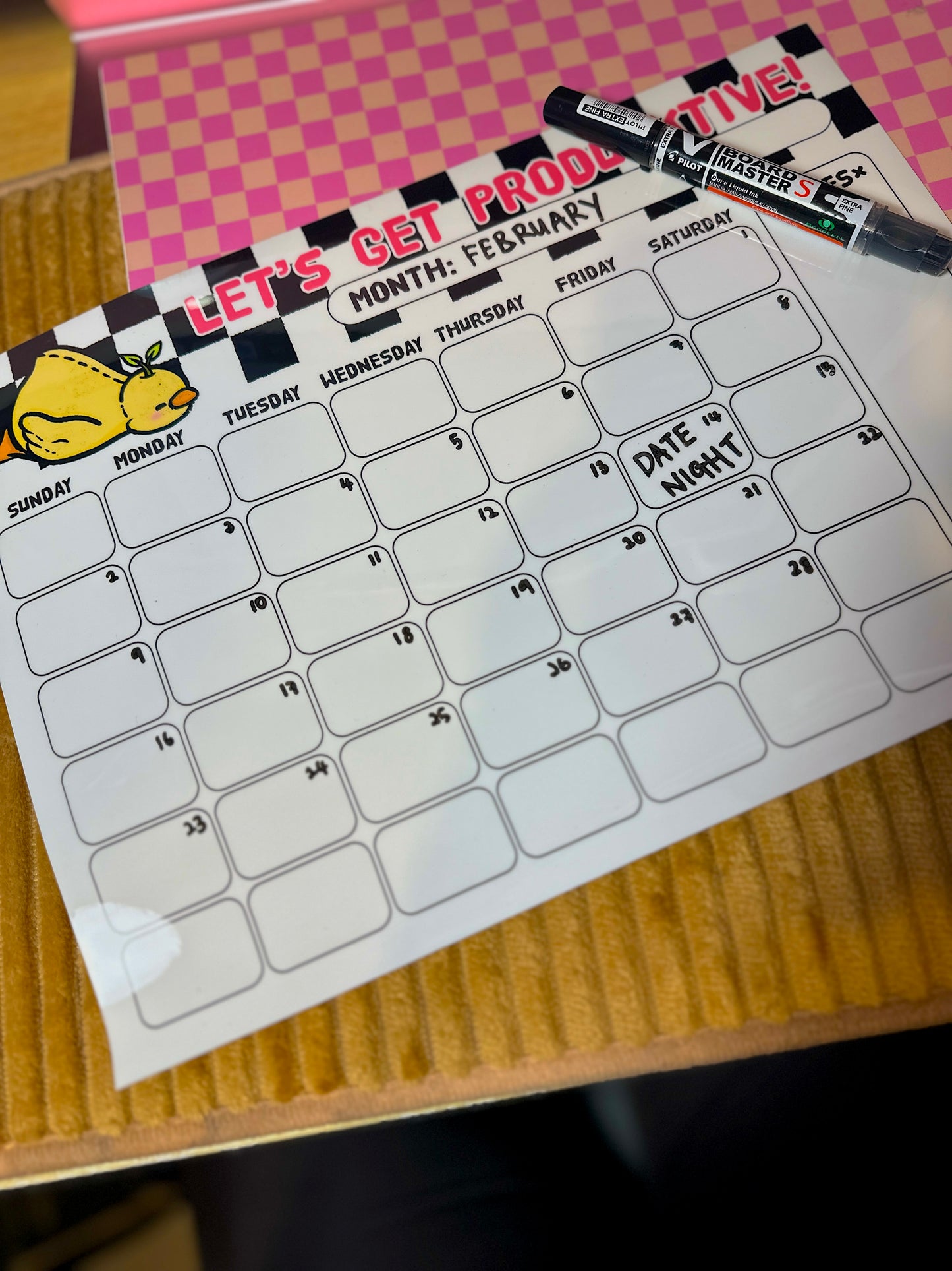 Let's Get Productive Magnetic Planner