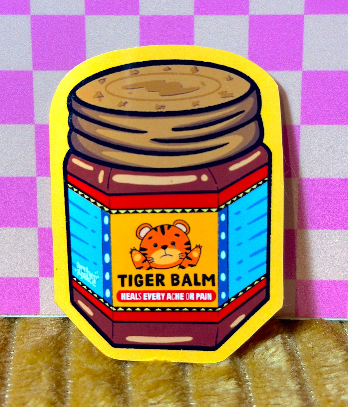 Tiger Balm Sticker