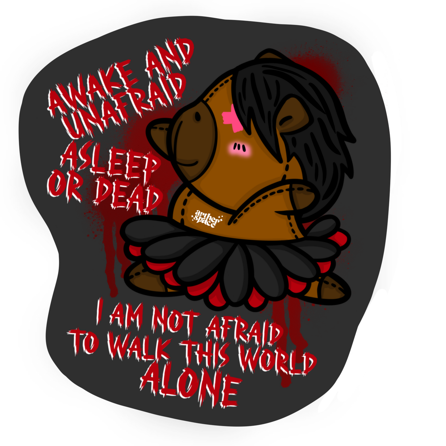 Famous Last Words Emo Sticker