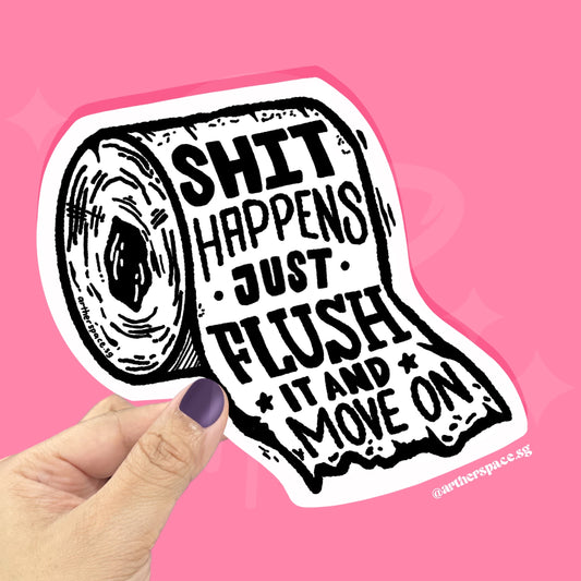 Shit Happens. Just flush it and move on.